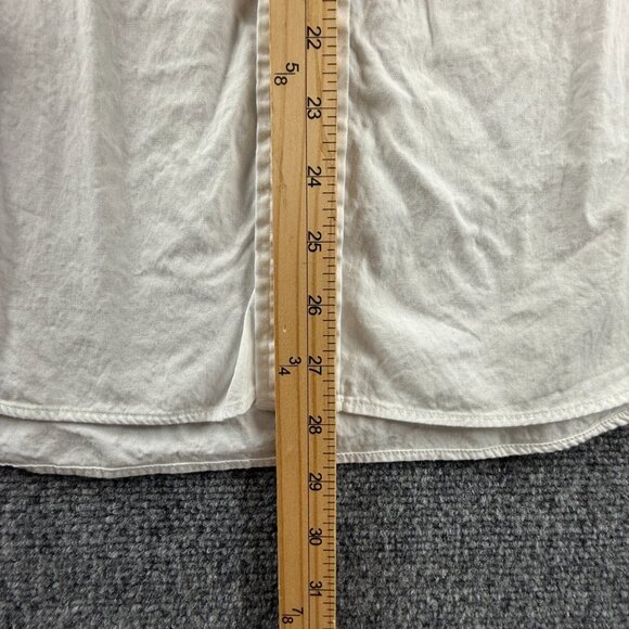 Gitman Bros *** Pinpoint Cotton Oxford 15 33 Point USA White Long Sleeve Men - Picture 8 of 16